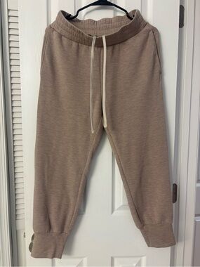 Anthropologie Varley Taupe Jogger Sweatpants - Size Small